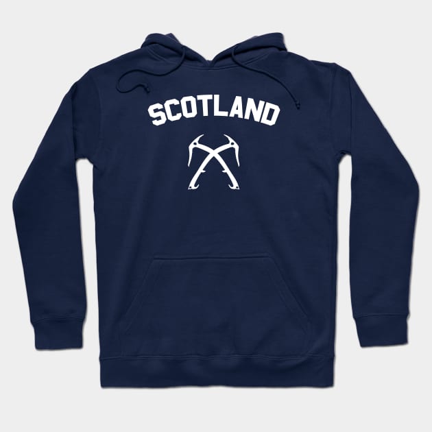 Scotland Ice Climbing Hoodie by esskay1000